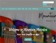 Tablet Screenshot of mtnmelodies.com